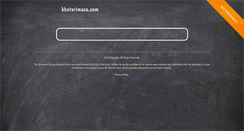 Desktop Screenshot of khatarimaza.com